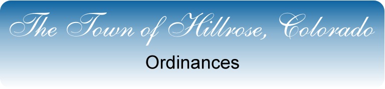 Ordinances