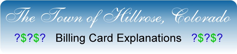 Billing Code Explanations